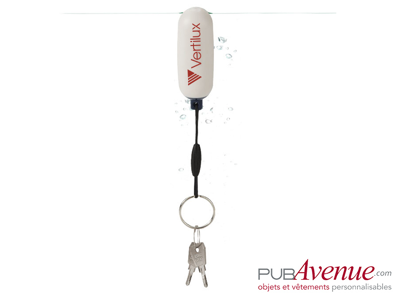 Porte-clés publicitaire flotteur Porte-clés publicitaire flotteur